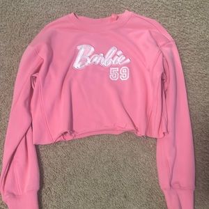 Cropped Barbie sweater
